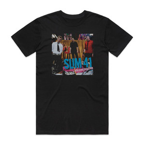 Sum 41 Walking Disaster Album Cover T-Shirt Black Sum 41 Walking Disaster Album Cover T-Shirt Black