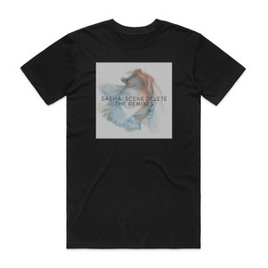 Sasha Scene Delete The Remixes Album Cover T-Shirt Black Sasha Scene Delete The Remixes Album Cover T-Shirt Black