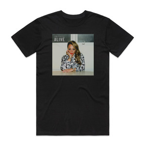 Shola Ama Alive Album Cover T-Shirt Black Shola Ama Alive Album Cover T-Shirt Black