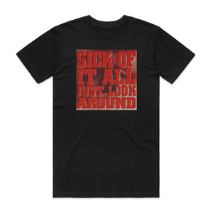 Sick of It All Just Look Around Album Cover T-Shirt Black Sick of It All Just Look Around Album Cover T-Shirt Black