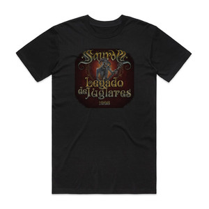 Saurom Legado De Juglares 1998 Album Cover T-Shirt Black Saurom Legado De Juglares 1998 Album Cover T-Shirt Black