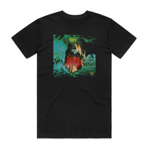 Styx Styx Album Cover T-Shirt Black Styx Styx Album Cover T-Shirt Black