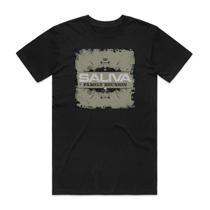 Saliva Family Reunion Album Cover T-Shirt Black Saliva Family Reunion Album Cover T-Shirt Black