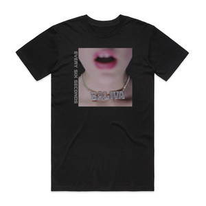 Saliva Every Six Seconds 1 Album Cover T-Shirt Black Saliva Every Six Seconds 1 Album Cover T-Shirt Black