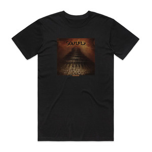 Soulfly Conquer 1 Album Cover T-Shirt Black Soulfly Conquer 1 Album Cover T-Shirt Black