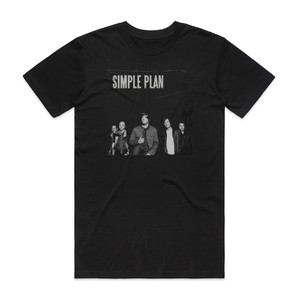 Simple Plan Simple Plan Album Cover T-Shirt Black Simple Plan Simple Plan Album Cover T-Shirt Black