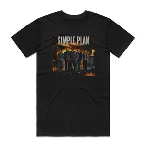 Simple Plan Simple Plan 1 Album Cover T-Shirt Black Simple Plan Simple Plan 1 Album Cover T-Shirt Black