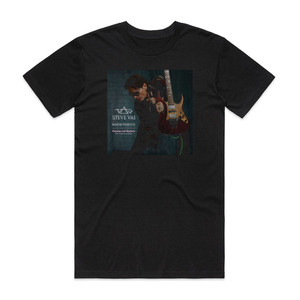 Steve Vai Modern Primitive Passion And Warfare 1 Album Cover T-Shirt Black Steve Vai Modern Primitive Passion And Warfare 1 Album Cover T-Shirt Black