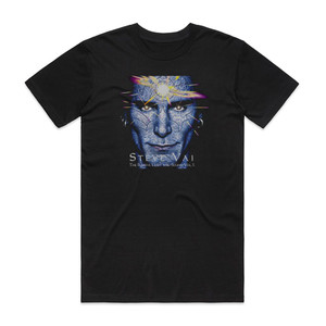 Steve Vai The Elusive Light And Sound Volume 1 1 Album Cover T-Shirt Black Steve Vai The Elusive Light And Sound Volume 1 1 Album Cover T-Shirt Black