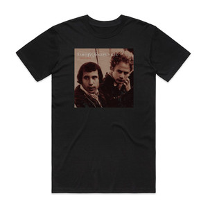 Simon and Garfunkel Live 1969 Album Cover T-Shirt Black Simon and Garfunkel Live 1969 Album Cover T-Shirt Black