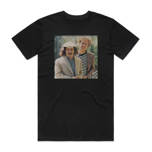 Simon and Garfunkel Greatest Hits Album Cover T-Shirt Black Simon and Garfunkel Greatest Hits Album Cover T-Shirt Black