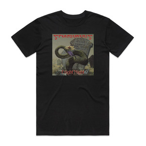 Stratovarius Fright Night Album Cover T-Shirt Black Stratovarius Fright Night Album Cover T-Shirt Black