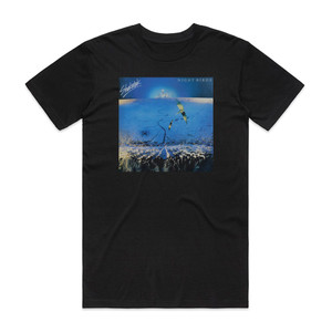 Shakatak Night Birds Album Cover T-Shirt Black Shakatak Night Birds Album Cover T-Shirt Black