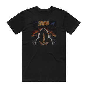 Skyclad A Burnt Offering For The Bone Idol Album Cover T-Shirt Black Skyclad A Burnt Offering For The Bone Idol Album Cover T-Shirt Black