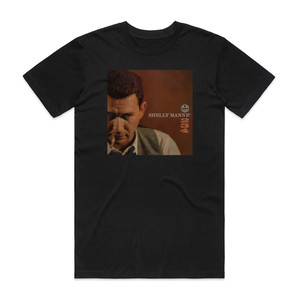 Shelly Manne 2 3 4 Album Cover T-Shirt Black Shelly Manne 2 3 4 Album Cover T-Shirt Black