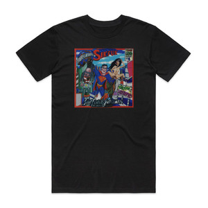 Sikfuk Shitfisted Superman The Man Of Stool Album Cover T-Shirt Black Sikfuk Shitfisted Superman The Man Of Stool Album Cover T-Shirt Black