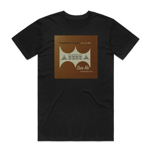 Sun Ra Haverford College 1980 Solo Rhodes Piano Album Cover T-Shirt Black Sun Ra Haverford College 1980 Solo Rhodes Piano Album Cover T-Shirt Black