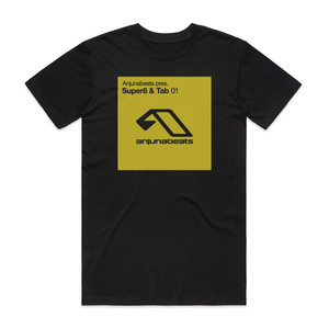 Super8 and Tab Anjunabeats Pres Super8 Tab 01 Album Cover T-Shirt Black Super8 and Tab Anjunabeats Pres Super8 Tab 01 Album Cover T-Shirt Black
