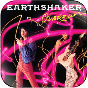 EARTHSHAKER Overrun Album Cover Sticker
