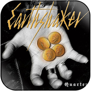 EARTHSHAKER Quarter Album Cover Sticker