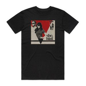 She and Him Classics Album Cover T-Shirt Black