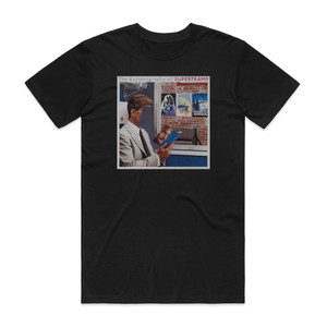 Supertramp The Autobiography Of Supertramp Album Cover T-Shirt Black Supertramp The Autobiography Of Supertramp Album Cover T-Shirt Black