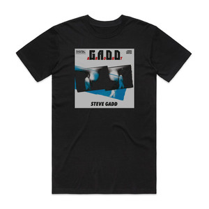 Steve Gadd Gadd About Album Cover T-Shirt Black Steve Gadd Gadd About Album Cover T-Shirt Black