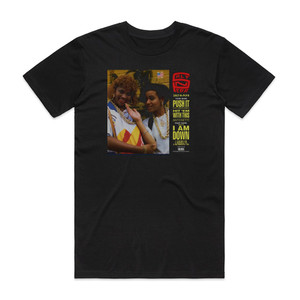Salt-N-Pepa Push It Album Cover T-Shirt Black Salt-N-Pepa Push It Album Cover T-Shirt Black