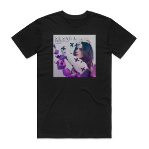 Susana Press Play Volume 3 Album Cover T-Shirt Black Susana Press Play Volume 3 Album Cover T-Shirt Black