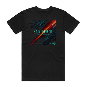 Sam Slater Battlefield 2042 Official Soundtrack Album Cover T-Shirt Black Sam Slater Battlefield 2042 Official Soundtrack Album Cover T-Shirt Black