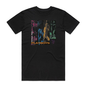 Space Age Playboys New Rock Underground Album Cover T-Shirt Black Space Age Playboys New Rock Underground Album Cover T-Shirt Black