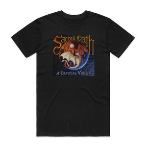 Sacred Oath A Crystal Vision 1 Album Cover T-Shirt Black