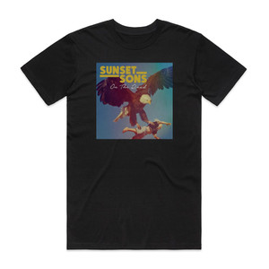Sunset Sons On The Road Album Cover T-Shirt Black Sunset Sons On The Road Album Cover T-Shirt Black
