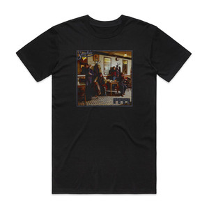 Smokie Midnight Caf Album Cover T-Shirt Black Smokie Midnight Caf Album Cover T-Shirt Black