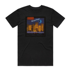 Smokie Midnight Delight Album Cover T-Shirt Black Smokie Midnight Delight Album Cover T-Shirt Black