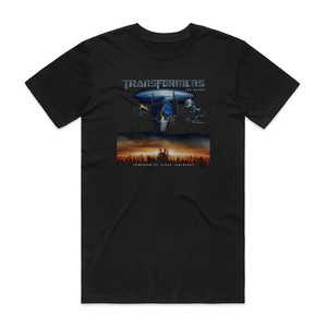 Steve Jablonsky Transformers The Score Album Cover T-Shirt Black Steve Jablonsky Transformers The Score Album Cover T-Shirt Black