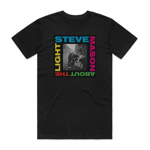 Steve Mason About The Light Album Cover T-Shirt Black Steve Mason About The Light Album Cover T-Shirt Black