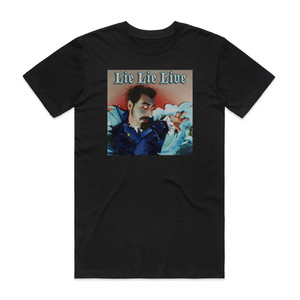 Serj Tankian Lie Lie Live Album Cover T-Shirt Black Serj Tankian Lie Lie Live Album Cover T-Shirt Black