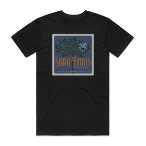 Sara Evans Live From City Winery Nashville Album Cover T-Shirt Black Sara Evans Live From City Winery Nashville Album Cover T-Shirt Black