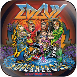 Edguy Superheroes Album Cover Sticker