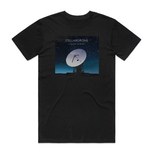 Stellardrone A Moment Of Stillness Album Cover T-Shirt Black Stellardrone A Moment Of Stillness Album Cover T-Shirt Black