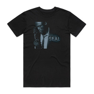 Seal Soul Album Cover T-Shirt Black Seal Soul Album Cover T-Shirt Black