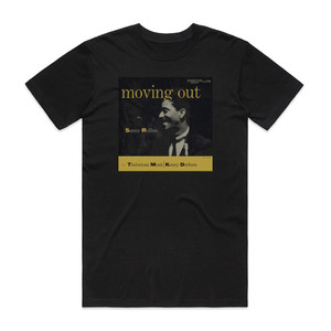 Sonny Rollins Moving Out Album Cover T-Shirt Black Sonny Rollins Moving Out Album Cover T-Shirt Black