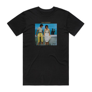 Sally Oldfield Easy Album Cover T-Shirt Black Sally Oldfield Easy Album Cover T-Shirt Black