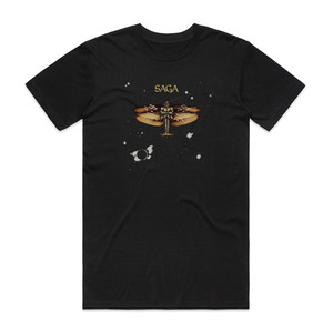 Saga Saga Album Cover T-Shirt Black Saga Saga Album Cover T-Shirt Black