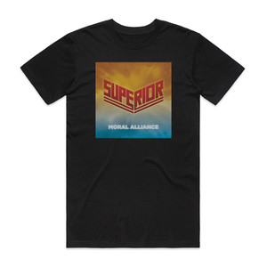 Superior Moral Alliance Album Cover T-Shirt Black Superior Moral Alliance Album Cover T-Shirt Black