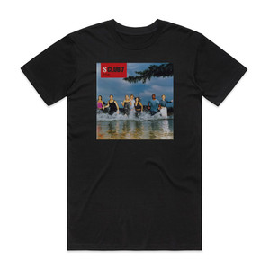 S Club 7 S Club Album Cover T-Shirt Black S Club 7 S Club Album Cover T-Shirt Black