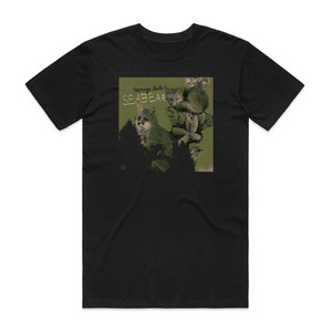 Seabear Teenage Kicks Album Cover T-Shirt Black Seabear Teenage Kicks Album Cover T-Shirt Black