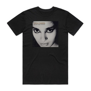 Sheila Chandra This Sentence Is True The Previous Sentence Is False Album Cover T-Shirt Black Sheila Chandra This Sentence Is True The Previous Sentence Is False Album Cover T-Shirt Black