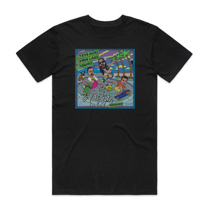 Steve Aoki Boneless Album Cover T-Shirt Black Steve Aoki Boneless Album Cover T-Shirt Black